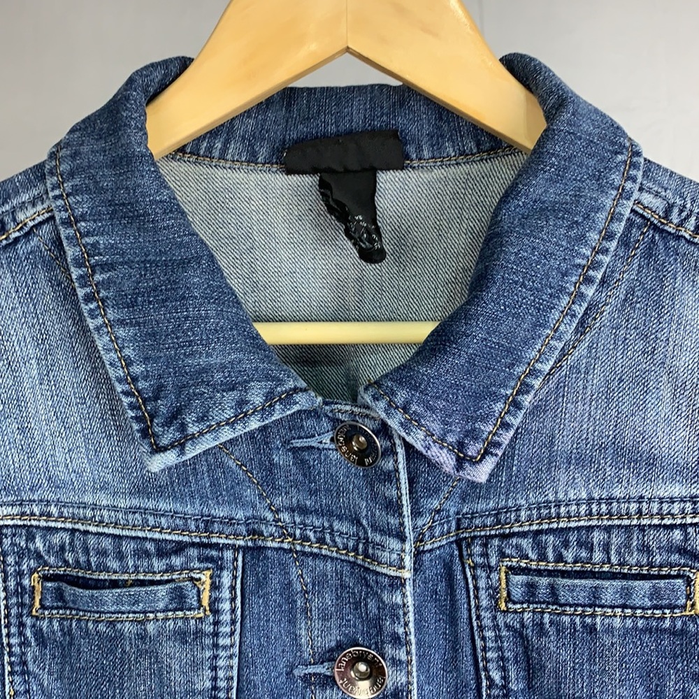 Lane Bryant Blue Denim Jean Jacket - Picture 3 of 16